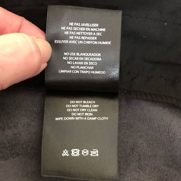 NEW Tahari Faux Leather Moto Jacket Size Small - Picture 10 of 11